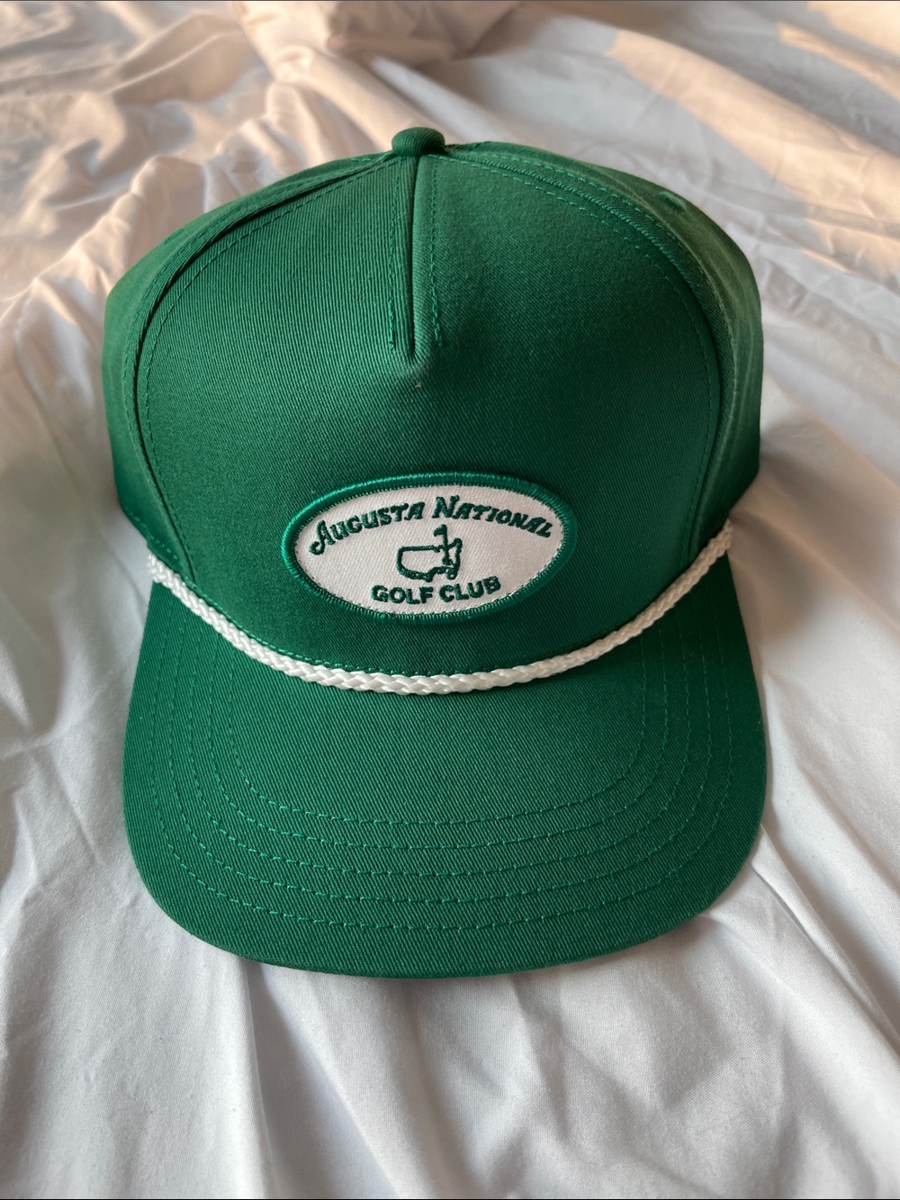 NWT ANGC Augusta National Golf Club Green Rope Pro Shop Hat